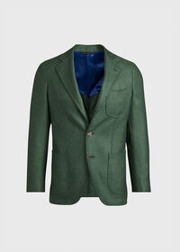 Paul Stuart Solid Cashmere Green Blazer, thumbnail 1
