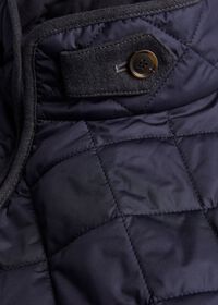 Paul Stuart Nylon Quilted Vest with Piping, thumbnail 13