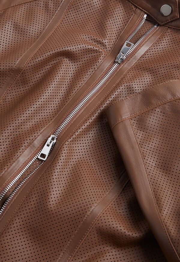 Paul Stuart Perforated Leather Jacket, image 3