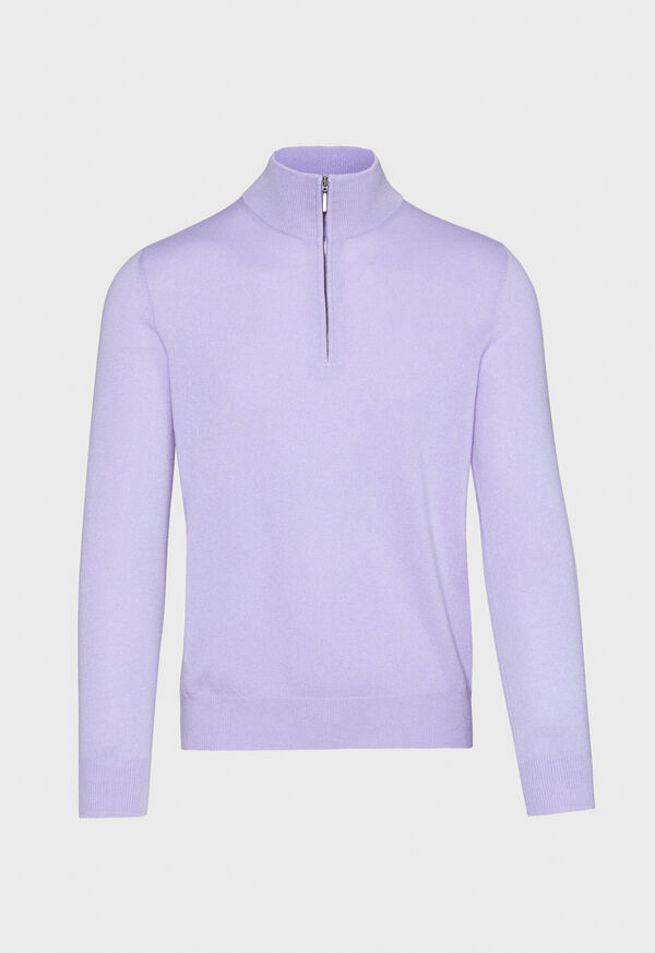 Paul Stuart Cashmere 1/4 Zip Mock Neck Sweater, image 4