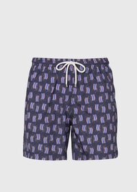 Paul Stuart Beach Chair Print Swim Trunk, thumbnail 1