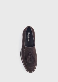 Paul Stuart Maddox Suede Tassel Loafer, thumbnail 4