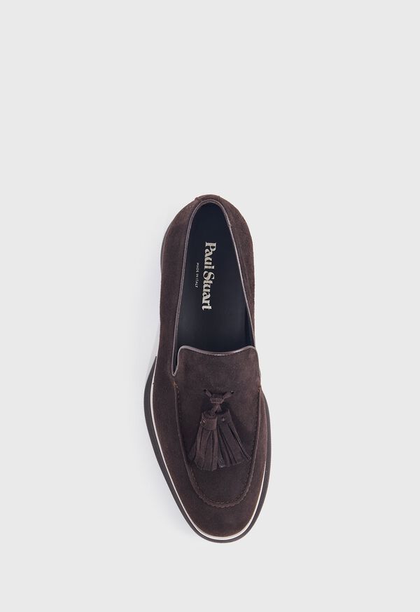 Paul Stuart Maddox Suede Tassel Loafer, image 4