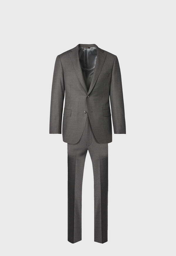 Paul Stuart Grey Nailhead All Year Wool Paul Suit, image 1
