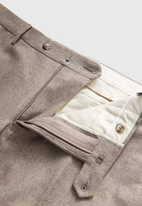 Paul Stuart Wool & Cashmere Herringbone Trouser, image 3