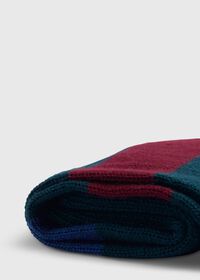 Paul Stuart Wool Multicolor Stripe Sock, thumbnail 2