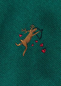 Paul Stuart Holiday Cupid Reindeer Tie, thumbnail 2