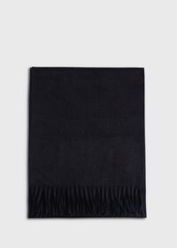 Paul Stuart Cashmere Solid Color Scarf with Embroidered Logo, thumbnail 24