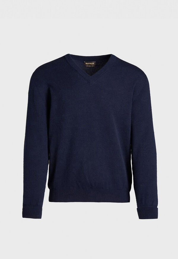 Paul Stuart Classic Cashmere V-Neck Sweater, image 1