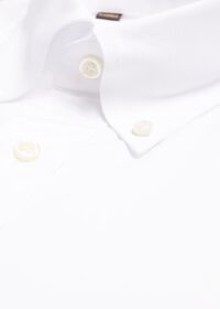 Paul Stuart Slim Broadcloth Dress Shirt, thumbnail 2