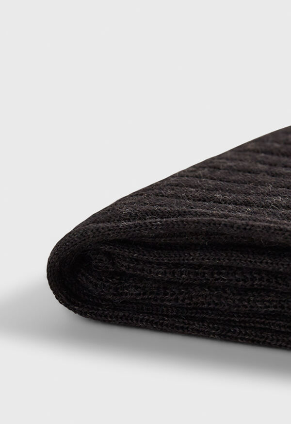 Paul Stuart Merino Wool Ribed Sock, image 2