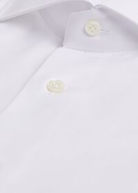 Paul Stuart Stuart's Choice Twill Solid Dress Shirt, thumbnail 2