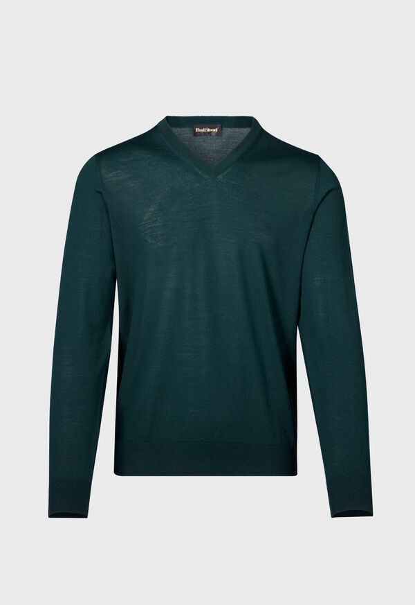Paul Stuart Merino Wool V-neck Sweater, image 1