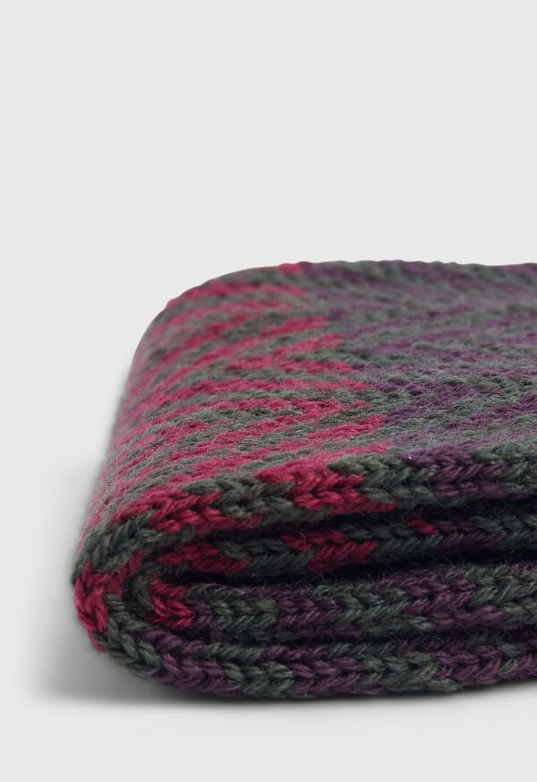 Paul Stuart Wool Blend Chevron Stripe Sock, image 2