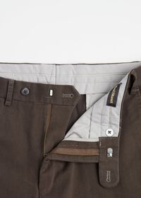 Paul Stuart Grey heavy weight Brushed Cotton Pant, thumbnail 2