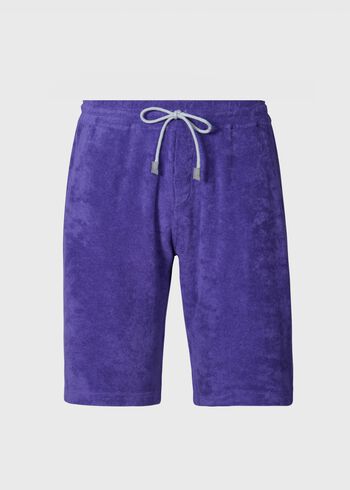 Paul Stuart Cotton Terry Cloth Drawstring Short