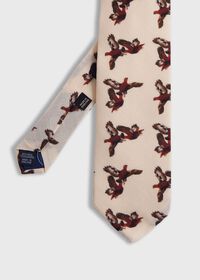 Paul Stuart Wool & Cashmere Pheasant Print tie, thumbnail 1