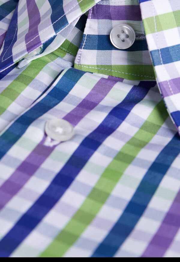 Paul Stuart Gingham Sport Shirt, image 2
