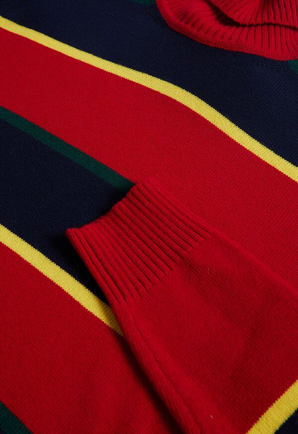 Paul Stuart Wool Regimental Stripe Turtleneck, image 3