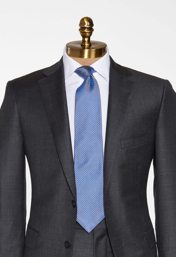 Paul Stuart Two Color Micro Weave Silk Tie, image 2