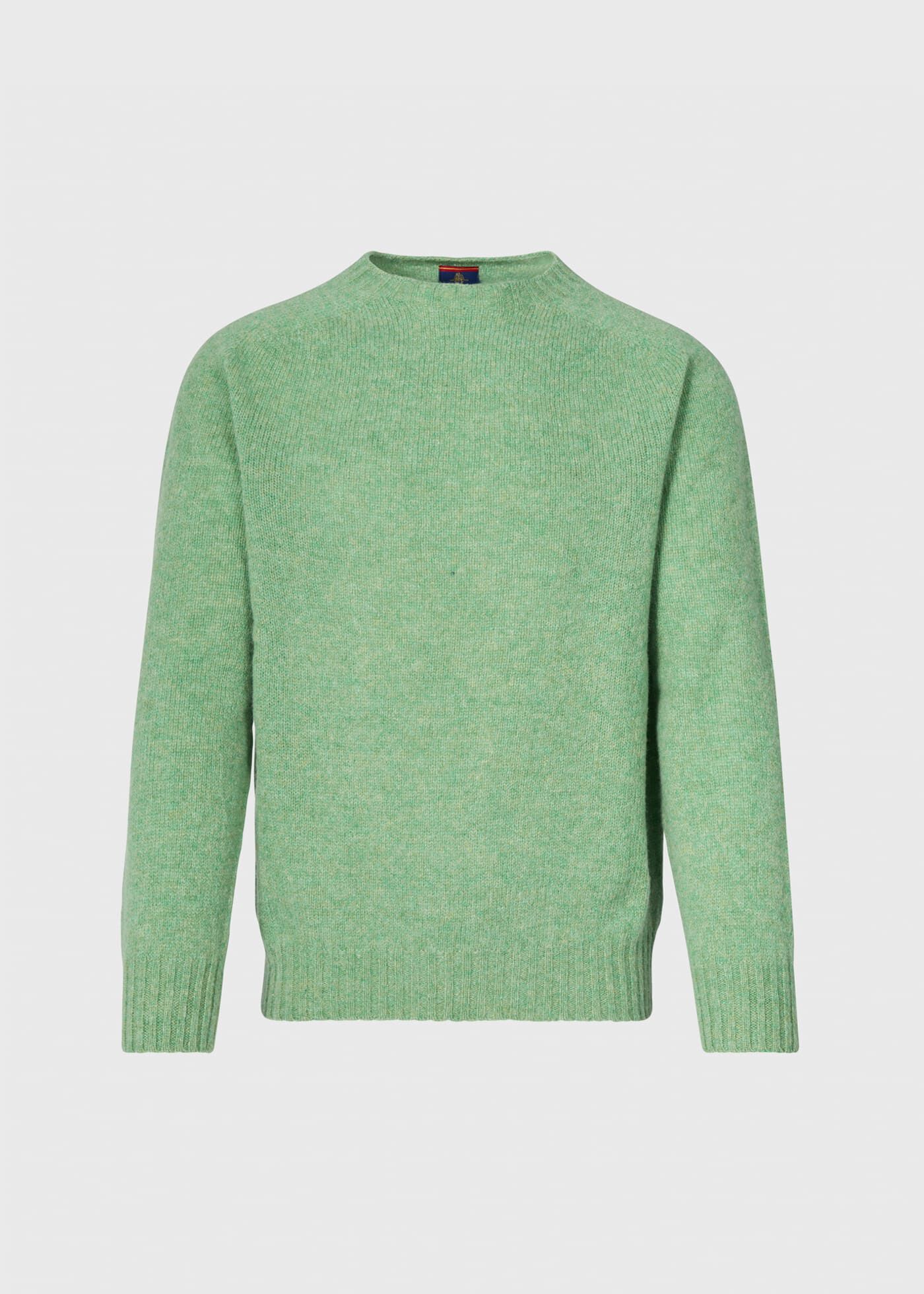 Shetland Wool Crewneck Sweater - The Armoury