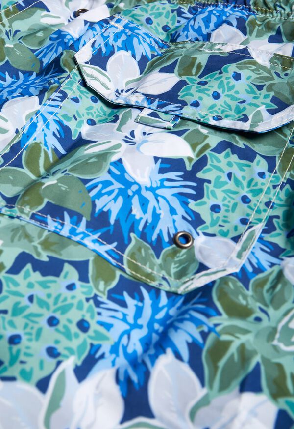 Paul Stuart Floral Print Swim Trunk, image 2