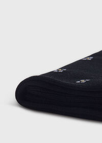 Paul Stuart Cotton Deco Motif Sock, thumbnail 2