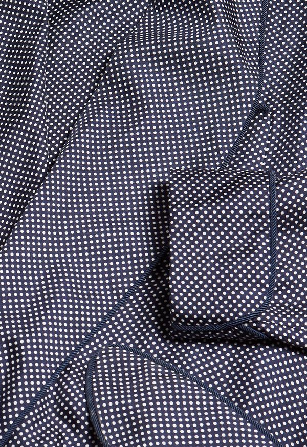 Paul Stuart Silk Pindot Robe, image 2