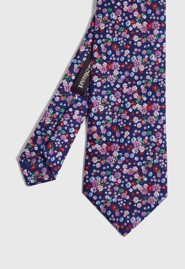 Paul Stuart Allover Floral Tie, image 1