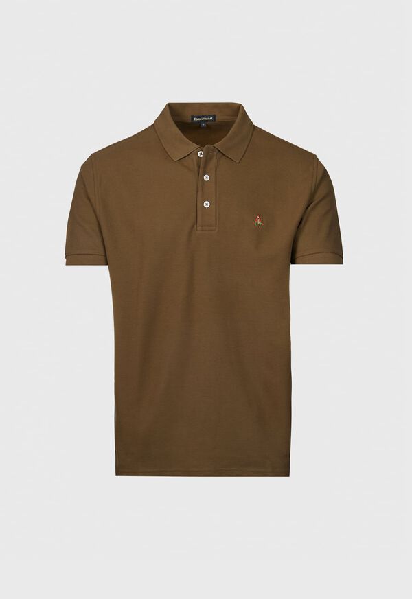 Paul Stuart Cotton Piqu&eacute; Logo Polo