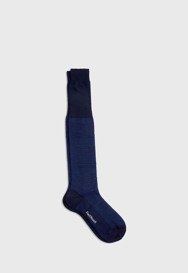 Paul Stuart Wool Glen Plaid Sock, image 1