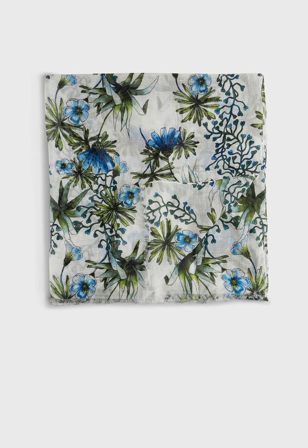 Paul Stuart Floral Scarf, image 1