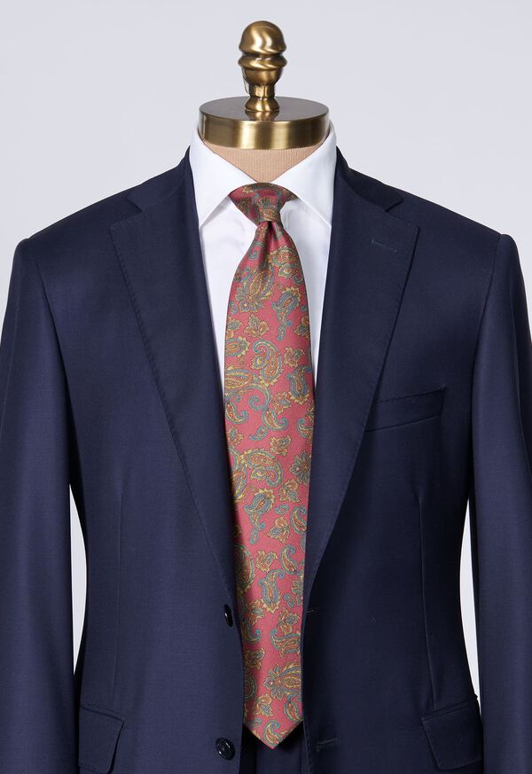 Paul Stuart Silk Paisley Print Tie, image 2