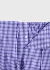 Paul Stuart Purple Check Lounge Pant, thumbnail 2
