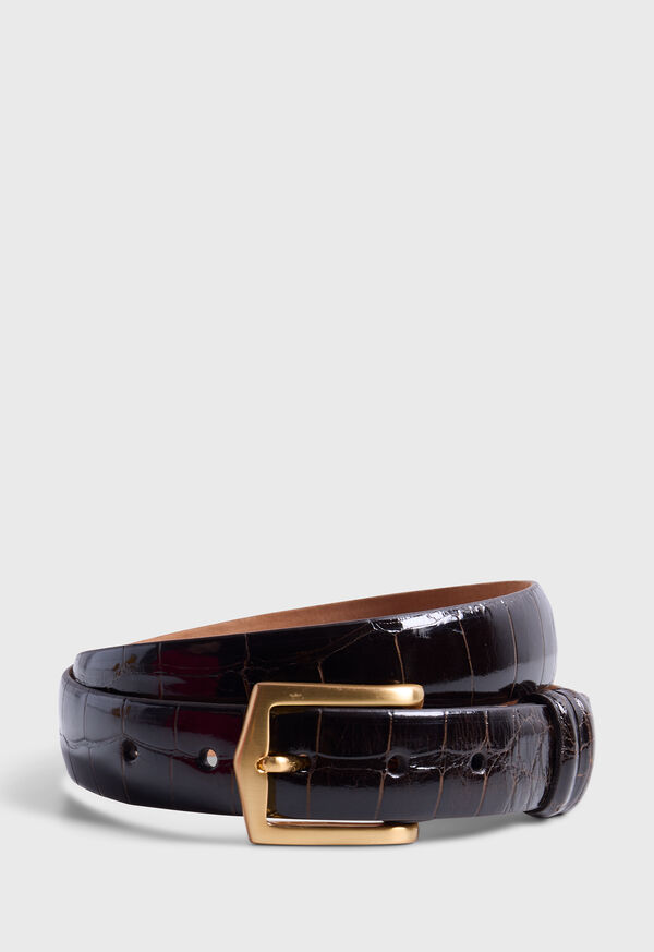 Paul Stuart Glazed Alligator Belt, image 2