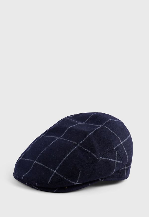 Paul Stuart Windowpane Cap, image 1
