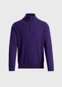 Paul Stuart Essential Cashmere Quarter Zip Sweater, thumbnail 1