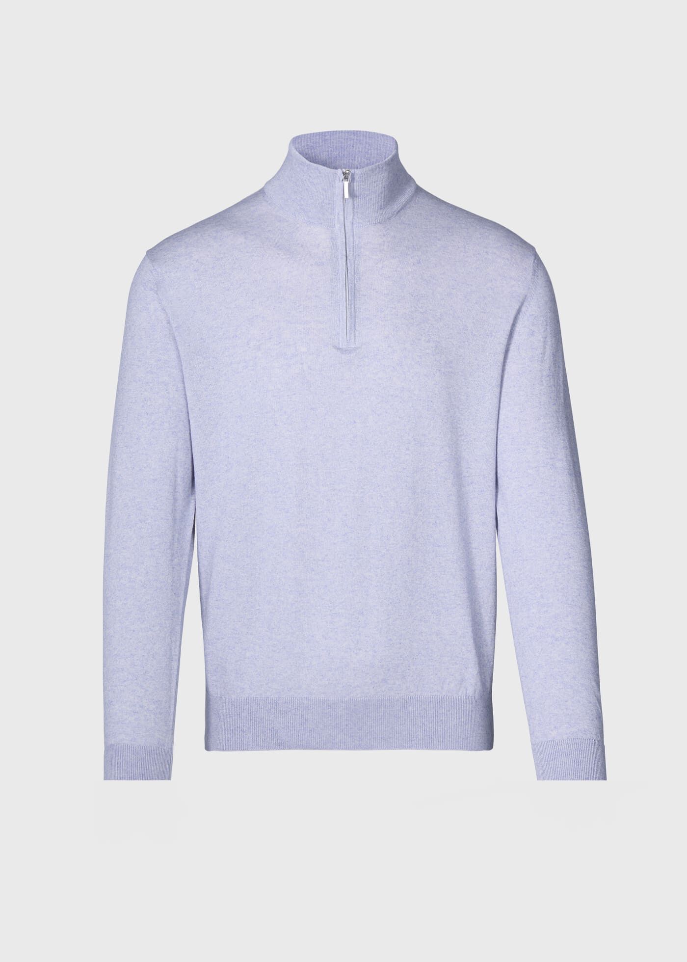 Cotton & Cashmere Quarter Zip Sweater