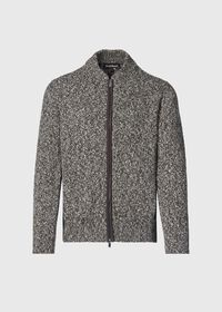 Paul Stuart Marled Wool Full Zip Cardigan, thumbnail 1