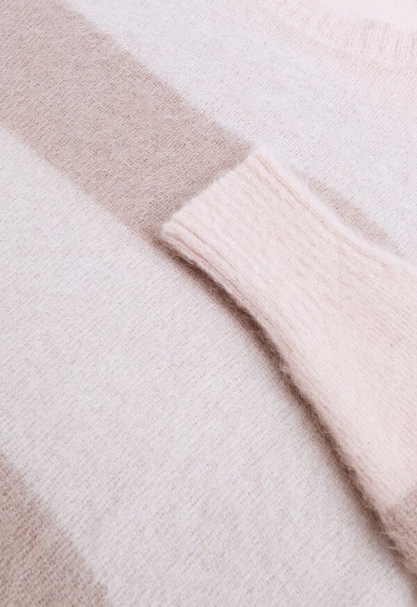 Paul Stuart Striped Mohair Crewneck Sweater, image 2