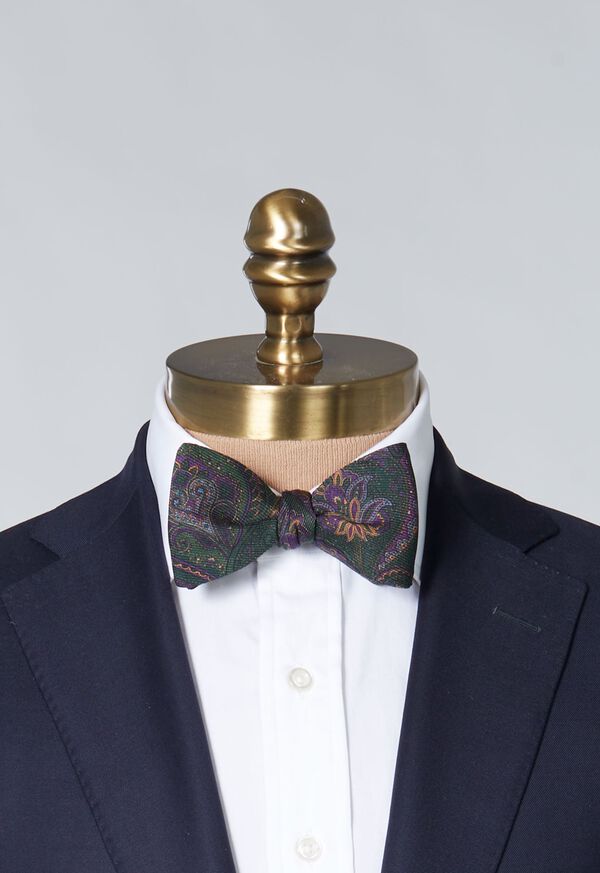 Paul Stuart Silk Paisley Print Bow Tie, image 2
