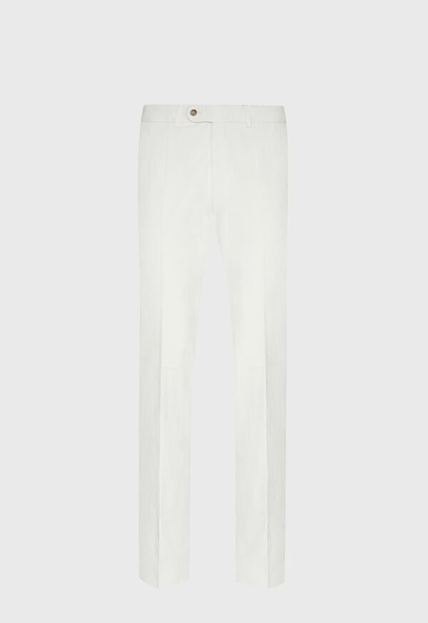 Paul Stuart Khaki Cotton Stretch Pant, image 1