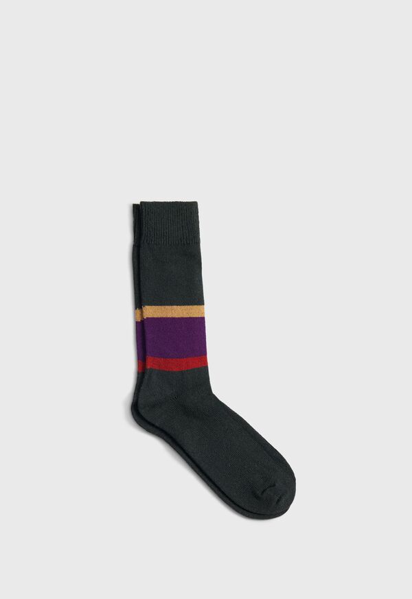 Paul Stuart Wool Colorblock Boot Sock, image 1