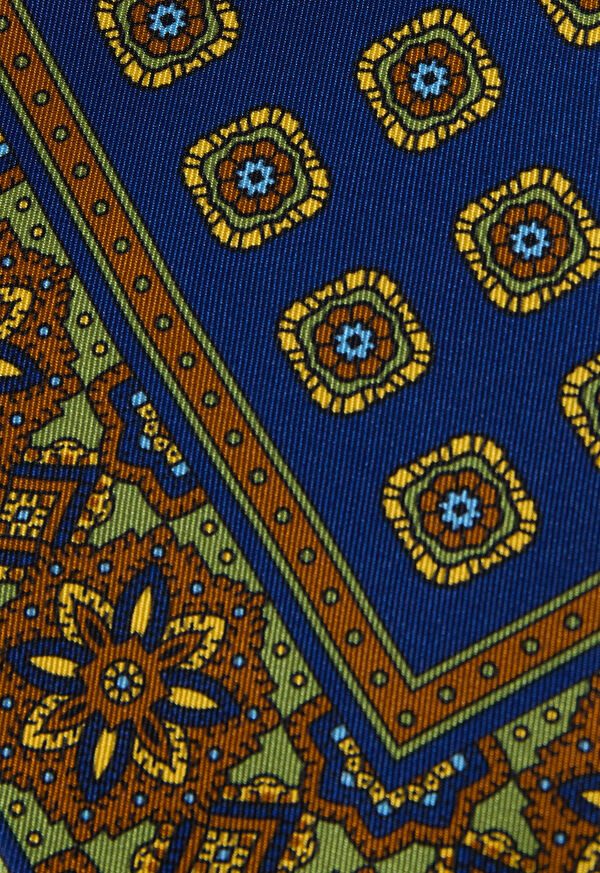Paul Stuart Medallion Print Pocket Square, image 3