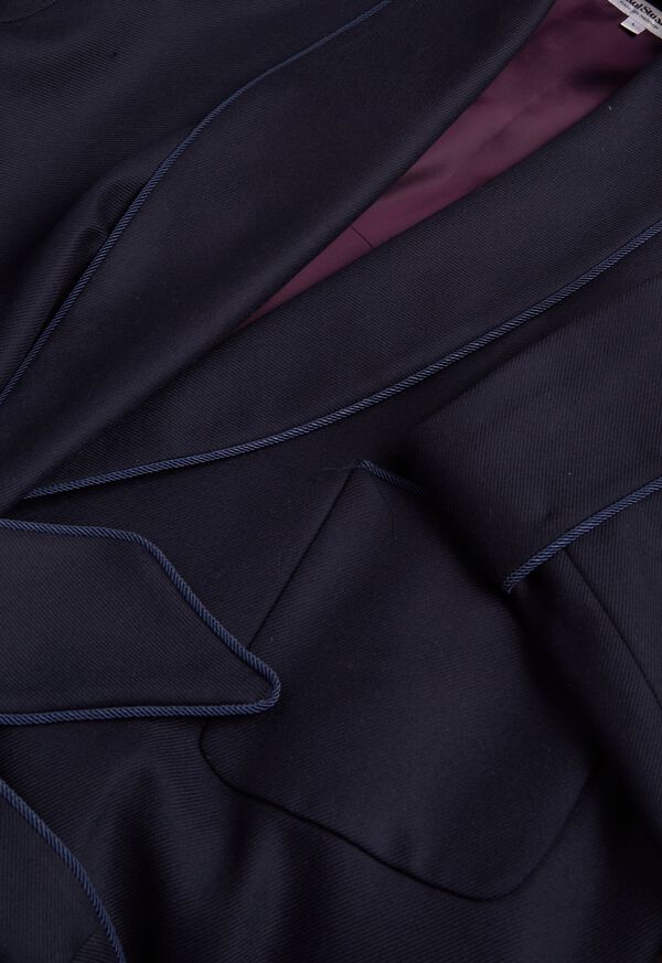 Paul Stuart Navy Cashmere Robe, image 2