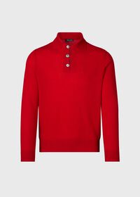 Paul Stuart Cashmere Polo Sweater, thumbnail 1