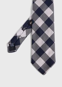 Paul Stuart Woven Check Tie, thumbnail 1