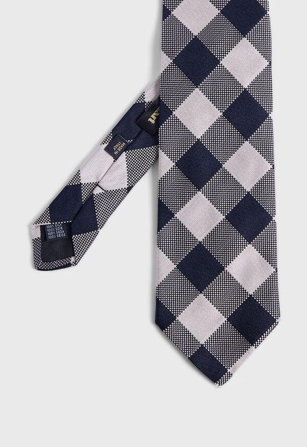 Paul Stuart Woven Check Tie, image 1