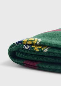 Paul Stuart Cotton Crest Motif Sock, thumbnail 2
