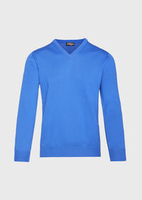 Paul Stuart Cotton V- Neck Sweater, thumbnail 1